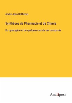 Cover Synthèses de Pharmacie et de Chimie