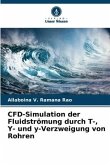 CFD-Simulation der Fluidströmung durch T-, Y- und y-Verzweigung von Rohren