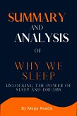 Summary and Analysis of WHY WE SLEEP (eBook, ePUB)
