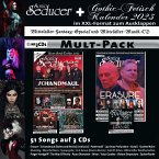 Sonic Seducer Multipack 01/23 (07-08/22+09/22) inkl. Gothic Fetisch Kalender 2023, 3CDs: Schandmaul, Depeche Mode, Rammstein, Erasure, Powerwolf uvm.