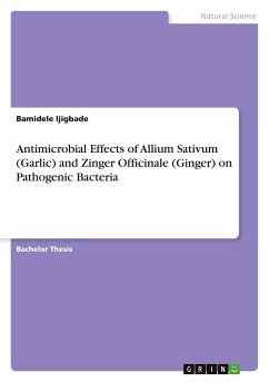 Antimicrobial Effects of Allium Sativum (Garlic) and Zinger Officinale (Ginger) on Pathogenic Bacteria