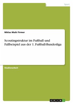 Scoutingstruktur im Fußball und Fallbeispiel aus der 1. Fußball-Bundesliga - Firmer, Niklas Maik
