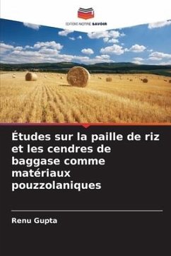 Études sur la paille de riz et les cendres de baggase comme matériaux pouzzolaniques - Gupta, Renu