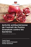 Activité antibactérienne de l'extrait de Punica Granatum contre les bactéries
