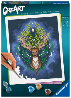 Ravensburger CreArt - Malen nach Zahlen 23640 - Pixie Cold: Mystic Deer