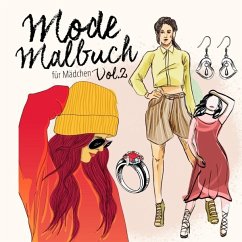 Mode Malbuch für Mädchen 2 - Grafik, Musterstück