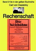 Rechenschaft - Band 213e in der gelben Buchreihe - bei Jürgen Ruszkowski