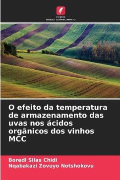 O efeito da temperatura de armazenamento das uvas nos ácidos orgânicos dos vinhos MCC - Silas Chidi, Boredi;Zovuyo Notshokovu, Nqabakazi