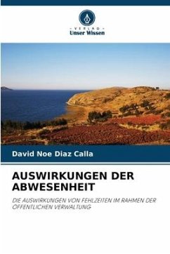 AUSWIRKUNGEN DER ABWESENHEIT - Diaz Calla, David Noe