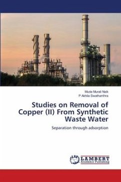 Studies on Removal of Copper (II) From Synthetic Waste Water - Murali Naik, Mude;Akhila Swathanthra, P