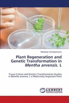 Plant Regeneration and Genetic Transformation in Mentha arvensis. L - Venkateshwarlu, Mandaloju