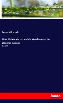 Über die Mundarten und die Wanderungen der Zigeuner Europas - Miklosich, Franz