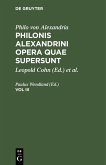 Philo von Alexandria: Philonis Alexandrini opera quae supersunt. Vol III (eBook, PDF)