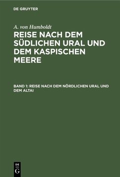Cover Reise nach dem nördlichen Ural und dem Altai (eBook, PDF)