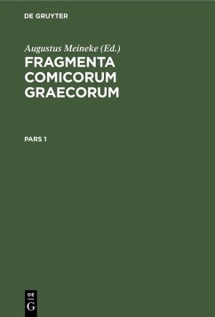 Cover Fragmenta comicorum Graecorum. Pars 1 (eBook, PDF)