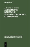 Allgemeine Deutsche Wechselordnung. Kommentar (eBook, PDF)