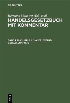 Buch I und II (Handelsstand, Gesellschaften) (eBook, PDF)
