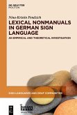 Lexical Nonmanuals in German Sign Language (eBook, ePUB)
