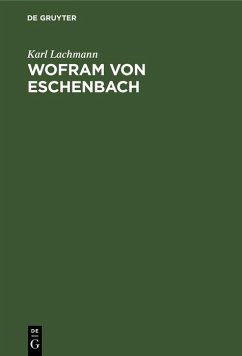 Cover Wofram von Eschenbach (eBook, PDF)