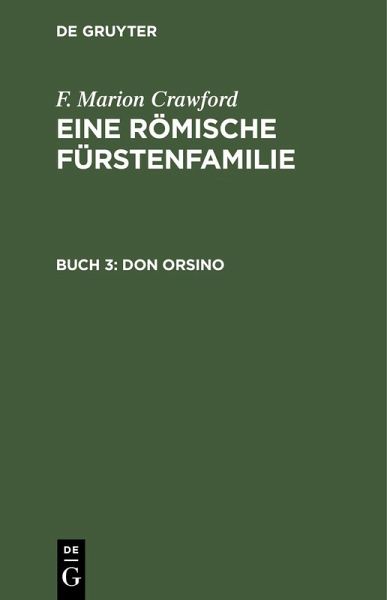 Don Orsino (eBook, PDF) Don Orsino (eBook, PDF)