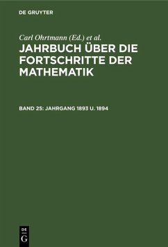Cover Jahrgang 1893 u. 1894 (eBook, PDF)