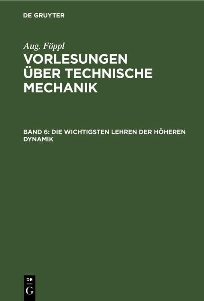 Die wichtigsten Lehren der höheren Dynamik (eBook, PDF)