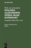 Philo von Alexandria: Philonis Alexandrini opera quae supersunt. Vol II (eBook, PDF)