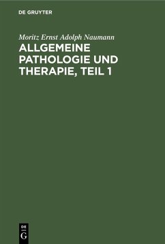 Cover Allgemeine Pathologie und Therapie, Teil 1 (eBook, PDF)