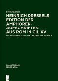 Heinrich Dressels Edition der Amphoren-Aufschriften aus Rom in CIL XV (eBook, PDF)
