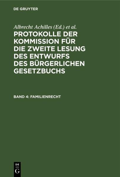 Familienrecht (eBook, PDF)