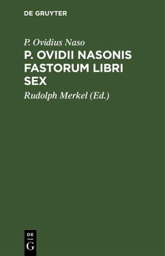 Cover P. Ovidii Nasonis fastorum libri sex (eBook, PDF)