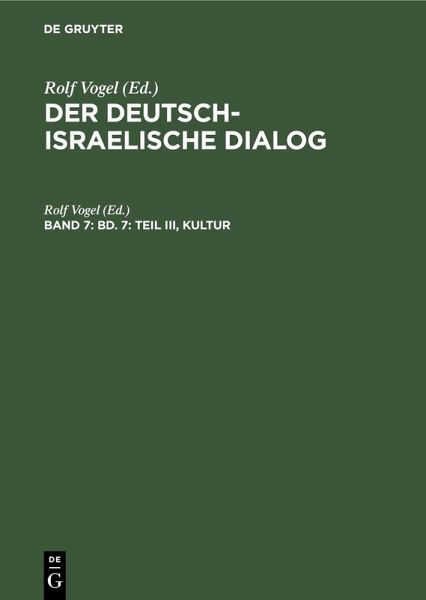Bd. 7: Teil III, Kultur (eBook, PDF)