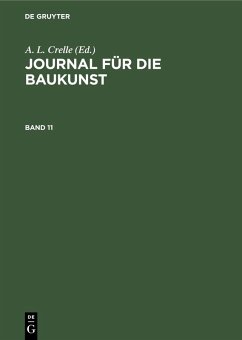 Journal für die Baukunst. Band 11 (eBook, PDF)