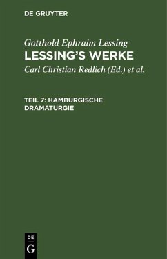 Hamburgische Dramaturgie (eBook, PDF) - Lessing, Gotthold Ephraim