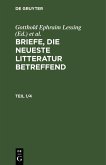 Briefe, die neueste Litteratur betreffend. Teil 1/4 (eBook, PDF)