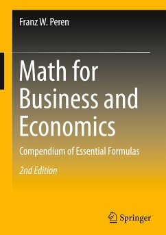 Math for Business and Economics - Peren, Franz W.