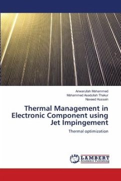 Thermal Management in Electronic Component using Jet Impingement