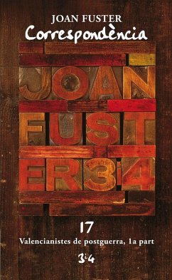Cover CORRESPONDENCIA JOAN FUSTER 17