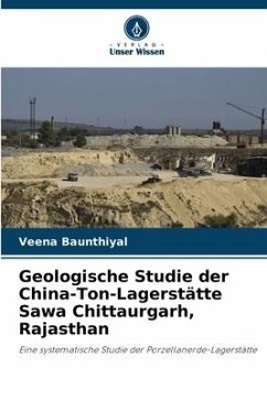 Cover Geologische Studie der China-Ton-Lagerstätte Sawa Chittaurgarh, Rajasthan