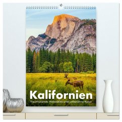 Kalifornien - Traumstrände, Weltstädte und unberührte Natur (hochwertiger Premium Wandkalender 2024 DIN A2 hoch), Kunstdruck in Hochglanz