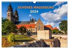 Schönes Magdeburg (Wandkalender 2024 DIN A3 quer), CALVENDO Monatskalender - Schwingel, Andrea
