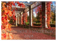 Romantisches Magdeburg (Wandkalender 2024 DIN A3 quer), CALVENDO Monatskalender