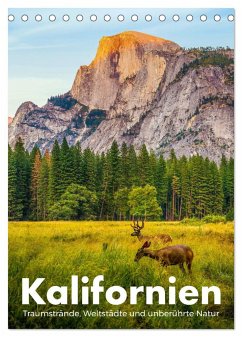 Kalifornien - Traumstrände, Weltstädte und unberührte Natur (Tischkalender 2024 DIN A5 hoch), CALVENDO Monatskalender - Scott, M.