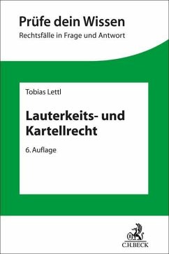 Lauterkeits- und Kartellrecht - Schwintowski, Hans-Peter;Lettl, Tobias