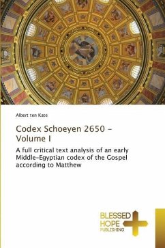 Codex Schoeyen 2650 - Volume I - ten Kate, Albert