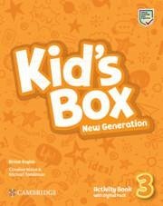 Kid's Box New Generation Level 3 Activity Book with Digital Pack British English - Nixon, Caroline; Tomlinson, Michael