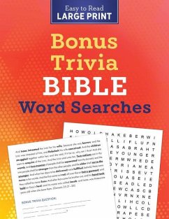 Bonus Trivia Bible Word Searches Large Print - Compiled By Barbour Staff