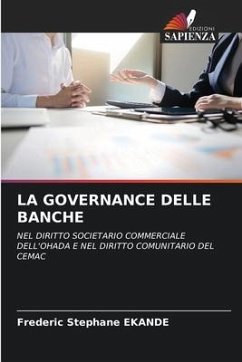 LA GOVERNANCE DELLE BANCHE - EKANDE, Frederic Stephane