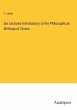 Six Lectures Introductory to the... - Bild 1