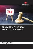 SUMMARY OF FISCAL POLICY 2023, MALI